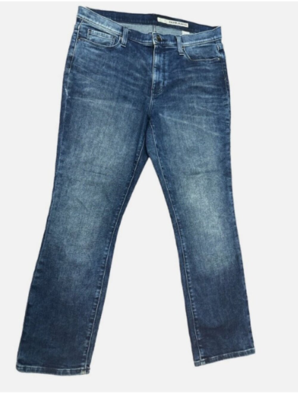 Dkny Women 5-Pocket Straight Fit Jeans, Blue, 10